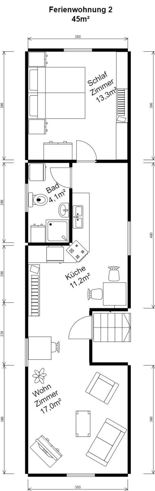 Ferienwohnung Van Den Berg 레스 객실 사진