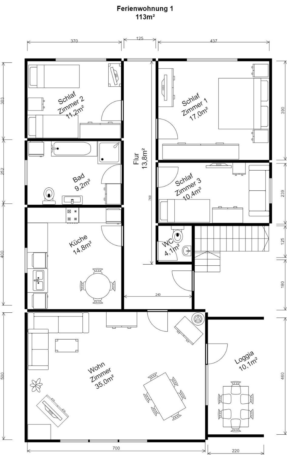 Ferienwohnung Van Den Berg 레스 객실 사진